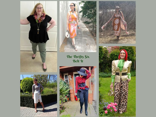 Add an Old Belt to Dress Up a Scarf and More Creative Uses for Belts with the Thrifty Six: Belt It