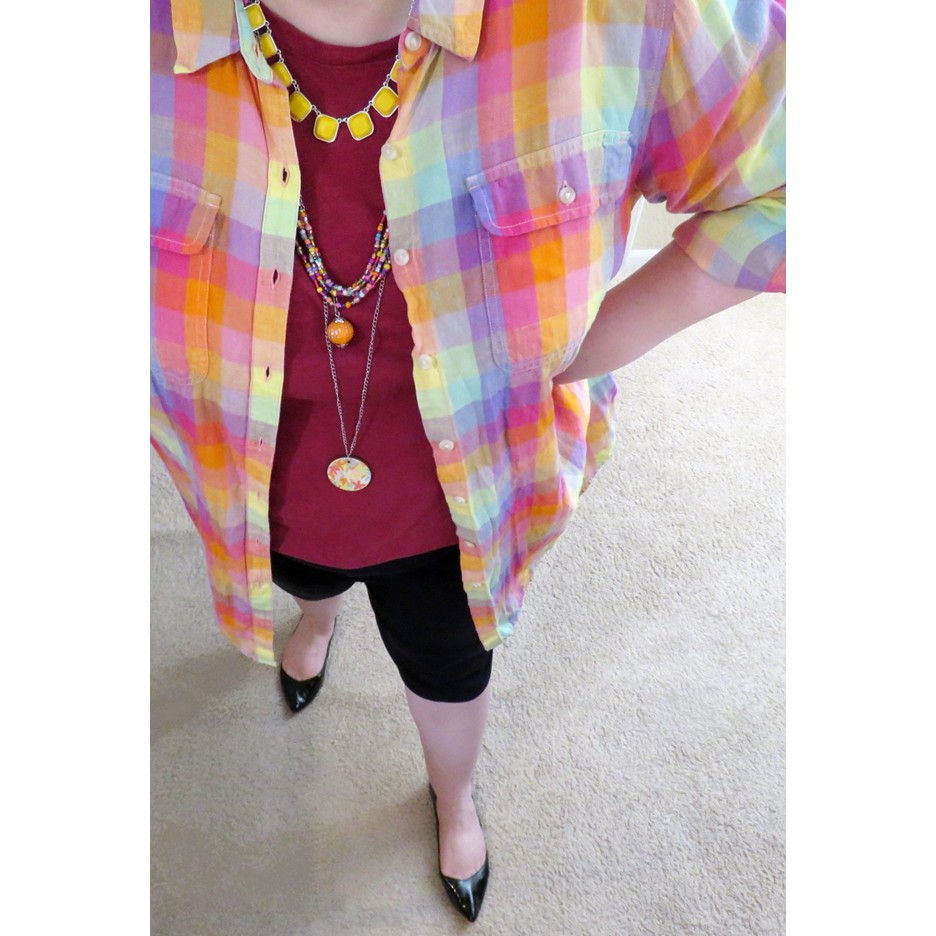 Plus size outfit idea for women over 40