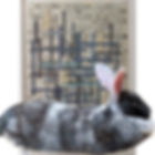 SIA artwork improved with rabbit