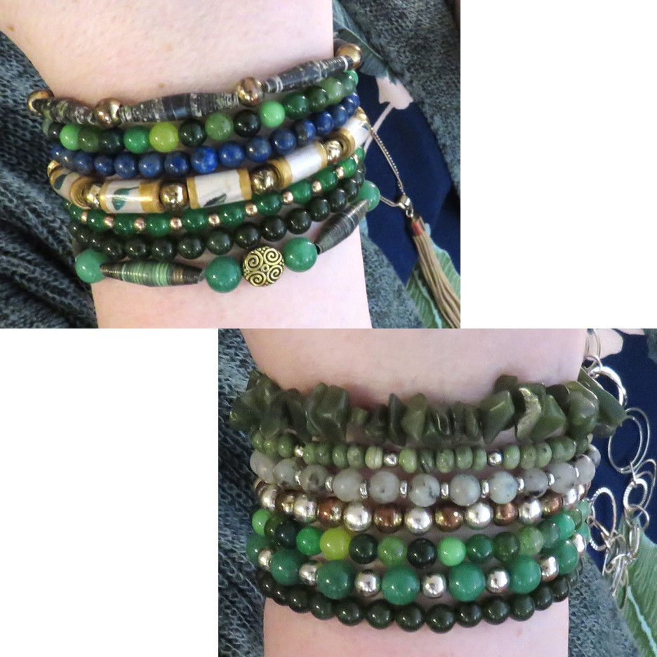 DIY bracelet stacks