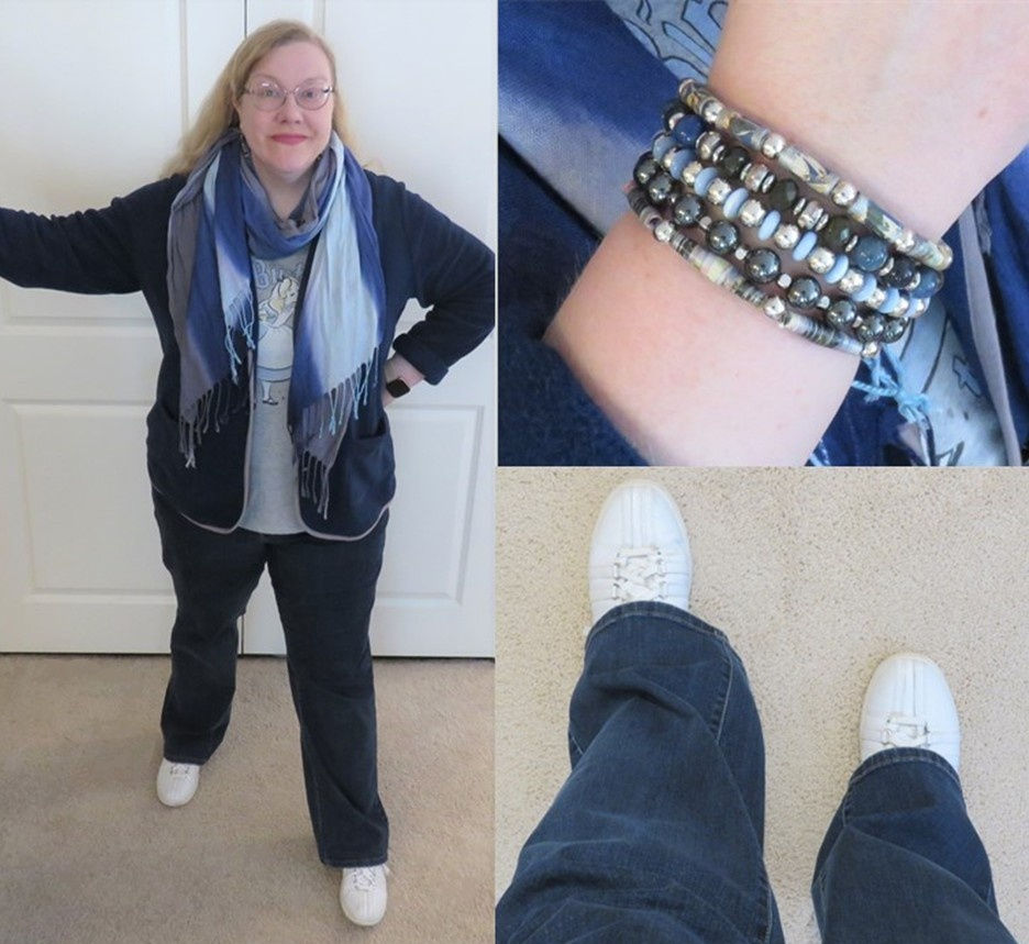 Plus size outfit idea for women over 40