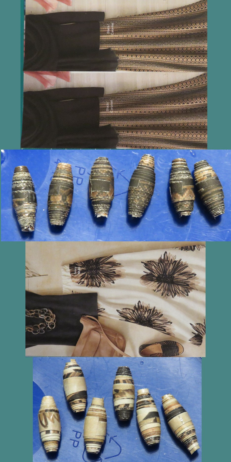 Paper beads