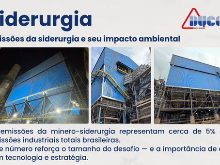 Sistema de Despoeiramento Siderurgia | DELTA DUCON