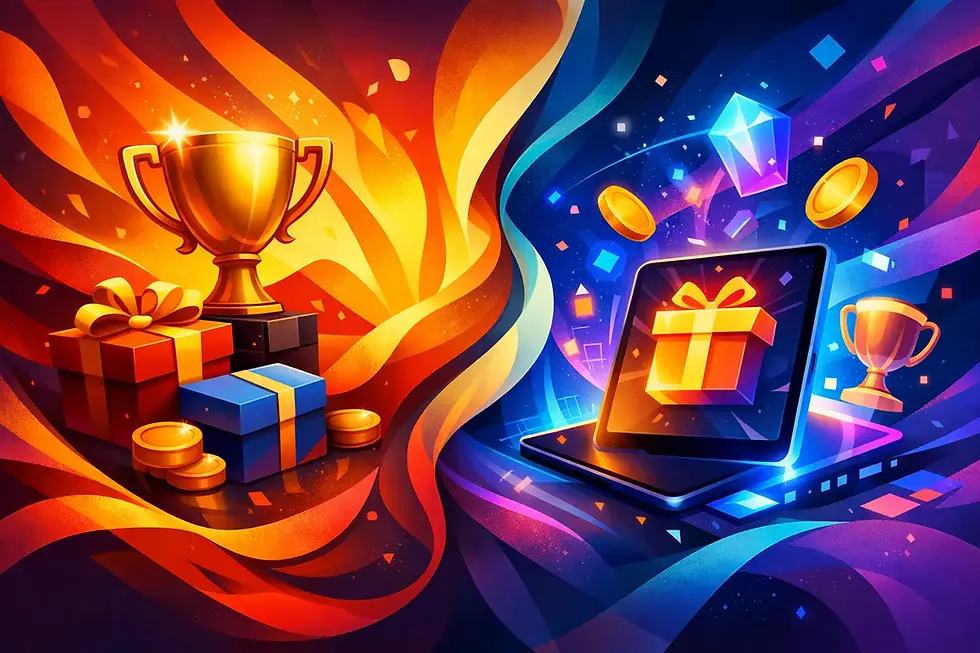 Premiação física ou digital gera mais resultado?