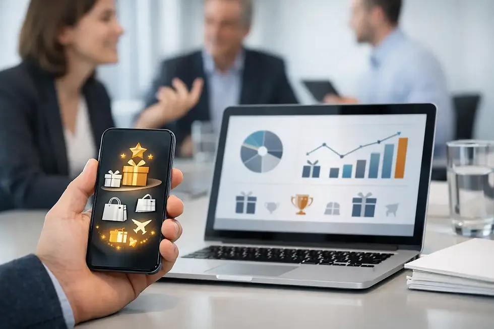 Plataforma de loyalty empresarial na prática