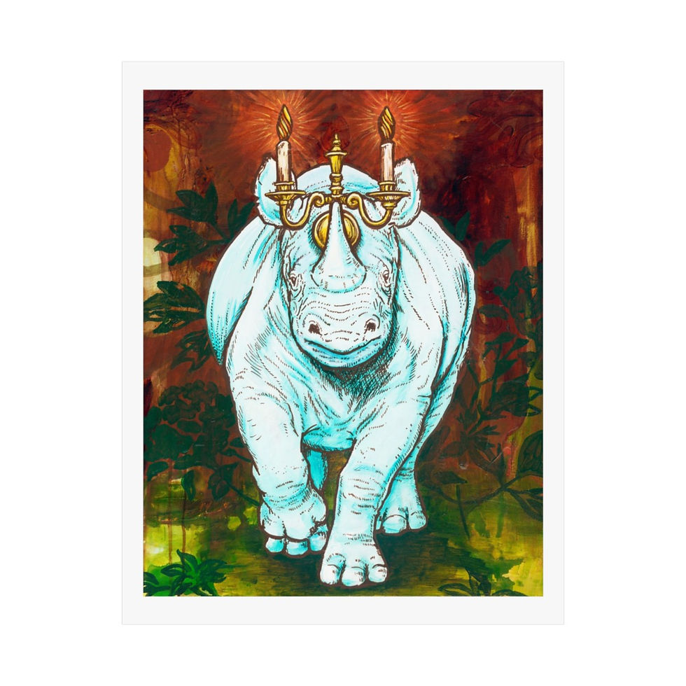 Thumbnail: 'Phosphorescent" Print on Paper