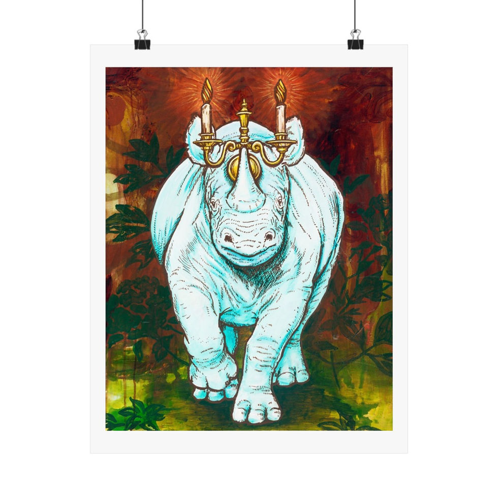 Thumbnail: 'Phosphorescent" Print on Paper