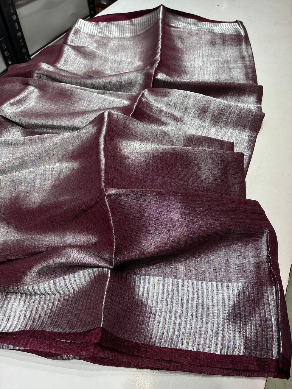 Thumbnail: Maroon Cotton tissue