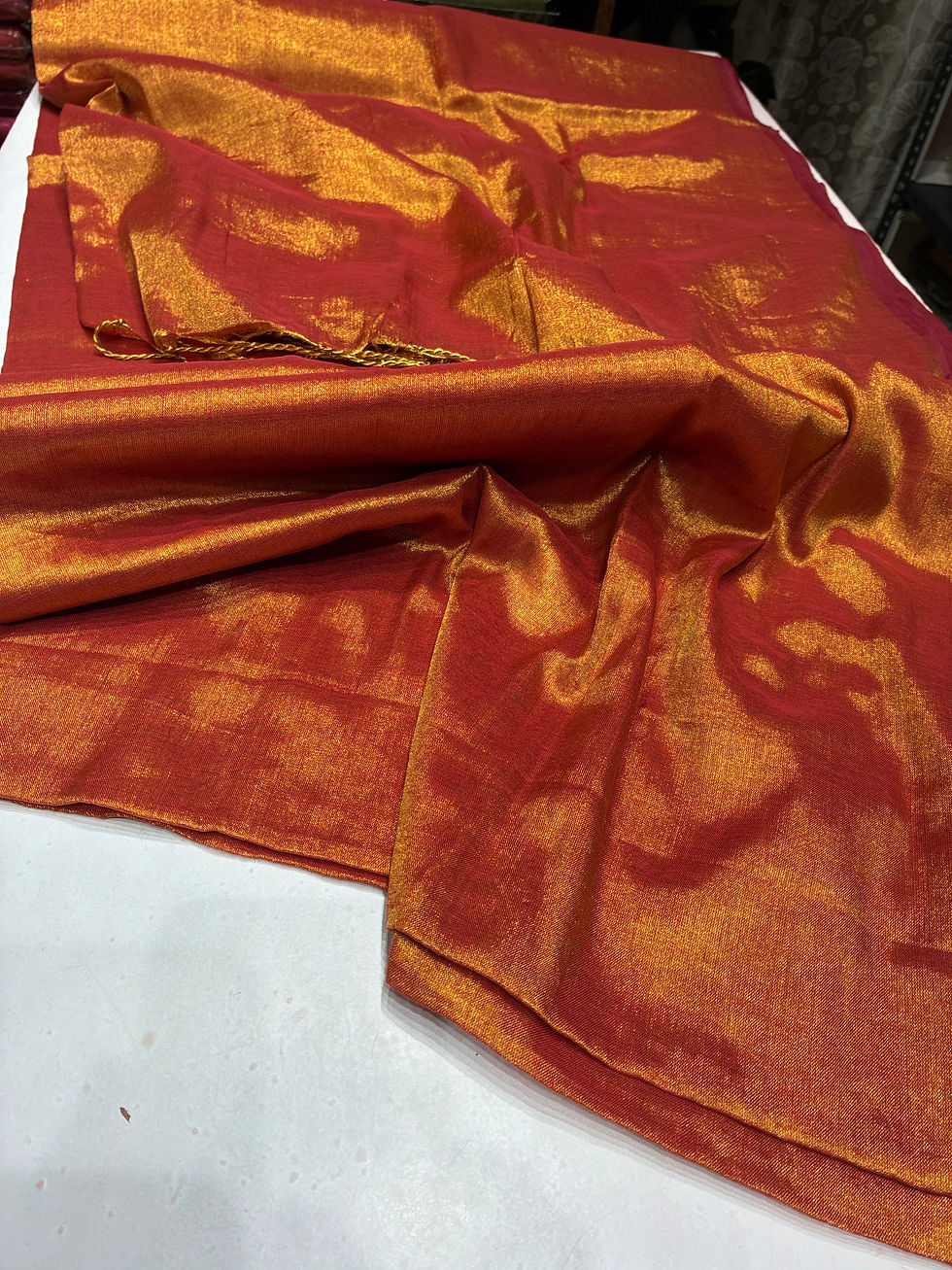 Thumbnail: Golden orange mul tissue 