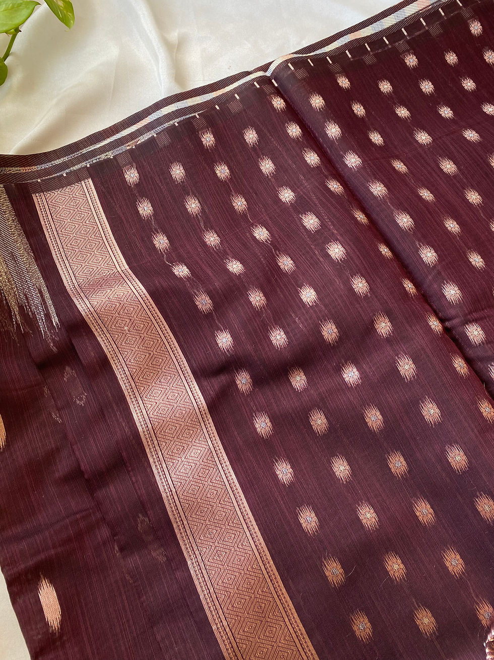 Thumbnail: Budget buy - Wine Raw cottons