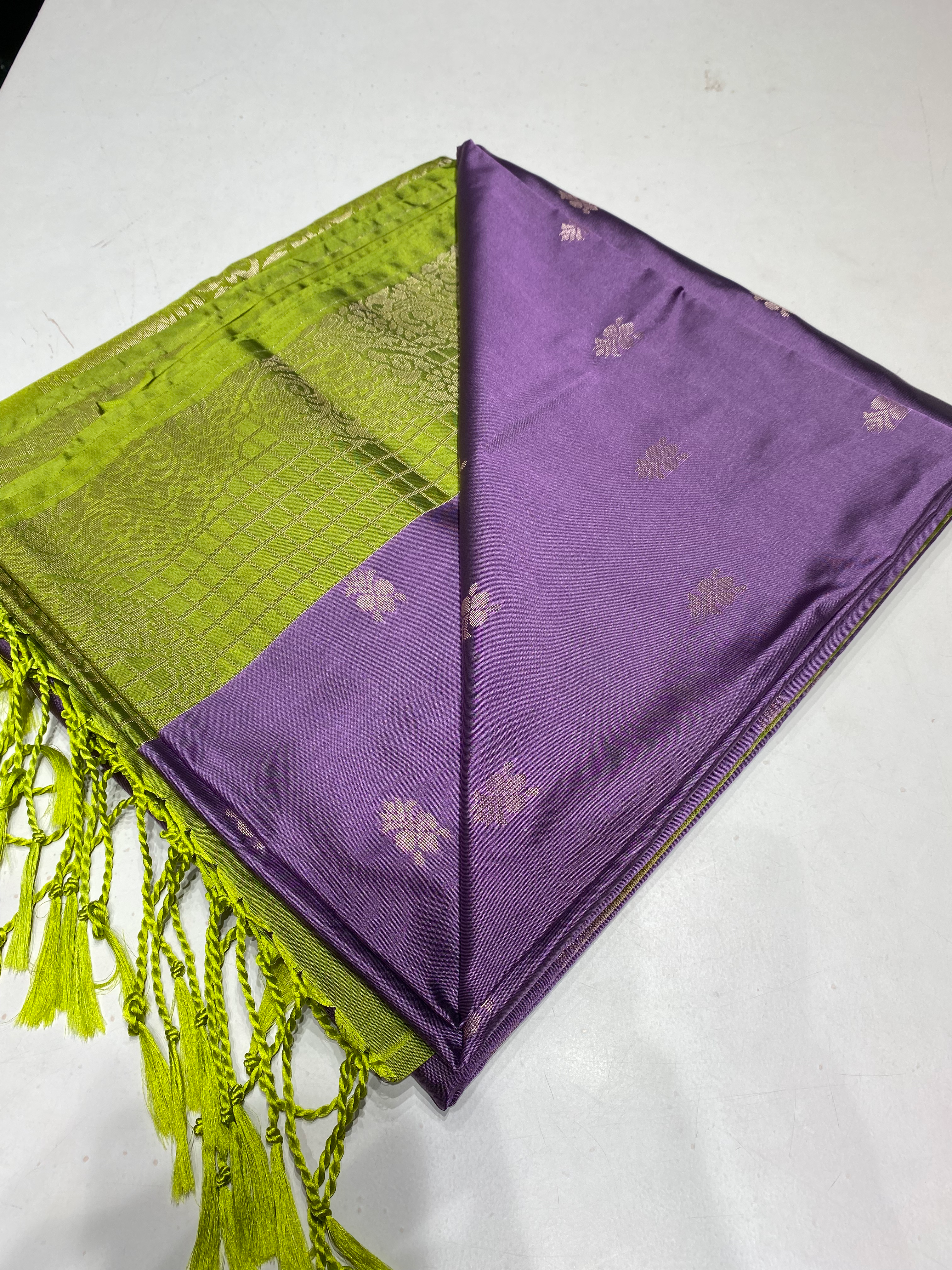 Lavender Mist with Olive green