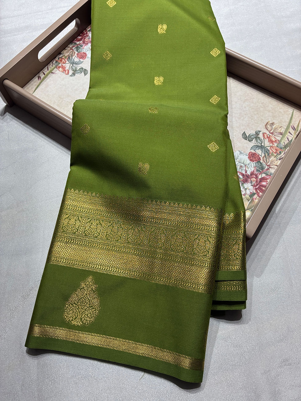 Thumbnail: Kadambari - Dusty Green