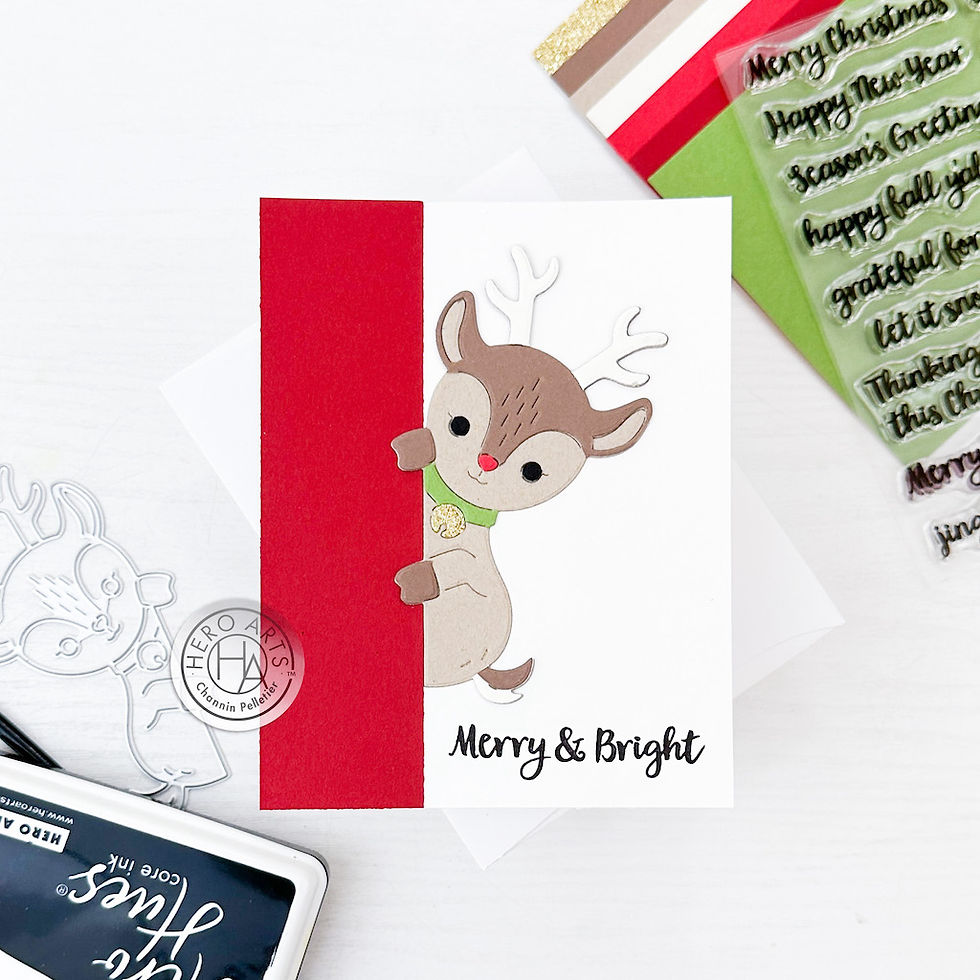 Thumbnail: Hero Arts Peeking Reindeer Fancy Die (B) - Df144