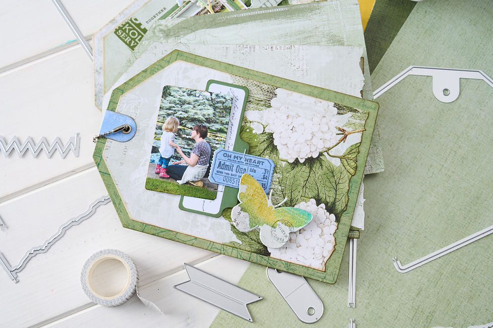 Thumbnail: Sizzix Thinlits 17PK Die Set Snap and Swap Large Tags by 49 and Market-666826