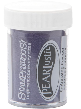 Stampendous- Pearlustre Tanzanite Embossing Powder
