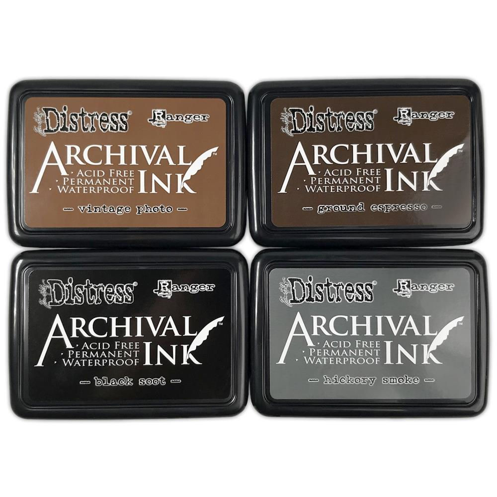 Tim Holtz Ranger Distress Archival Ink Pad Stack--Sku: Mpk77947
