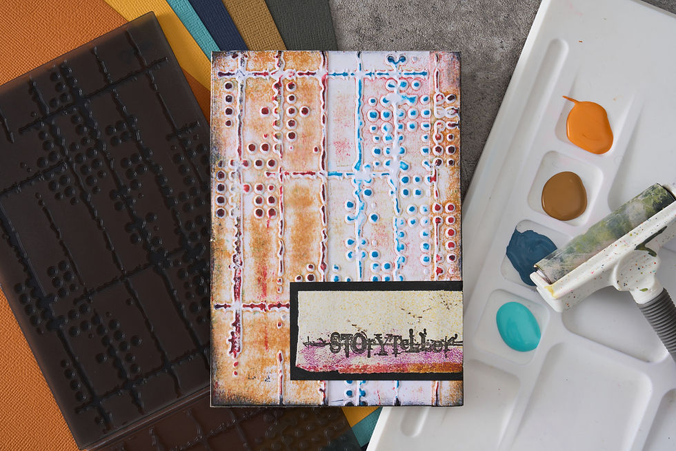 Thumbnail: Sizzix Multi-Level Embossing Folder Dot Matrix by Seth Apter-666904