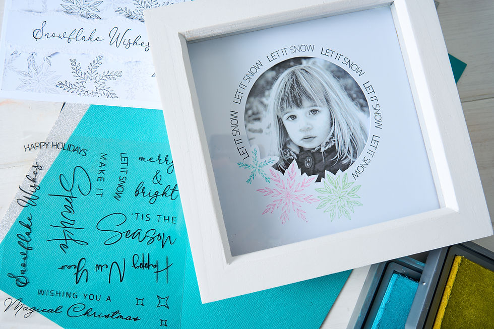 Thumbnail: Sizzix Clear Stamps 9 Pk Set- Let it Snow- 667121