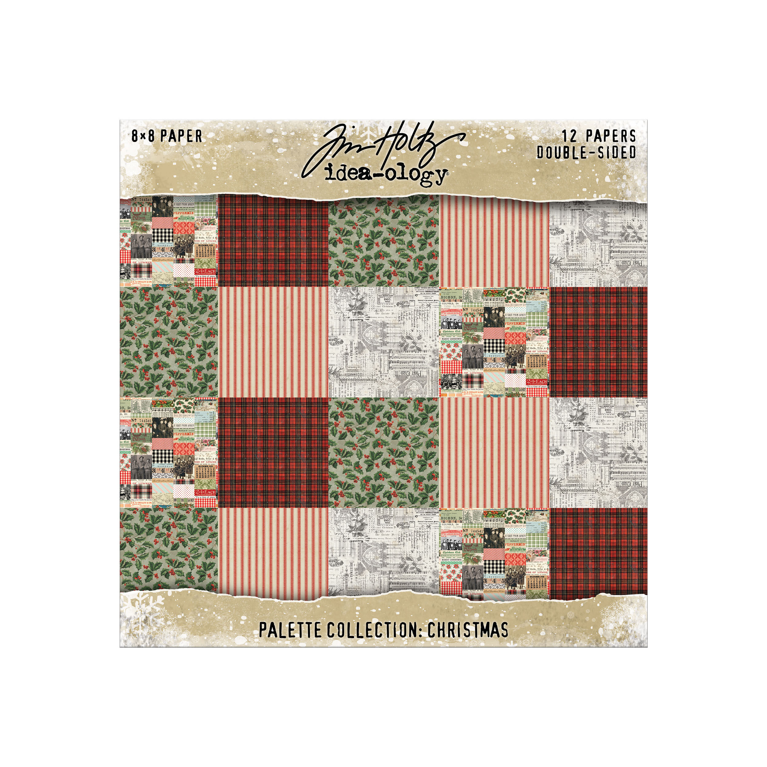 Tim Holtz Idea-ology Christmas 2026 Palette Paper Collection 8 x 8 - TH94482