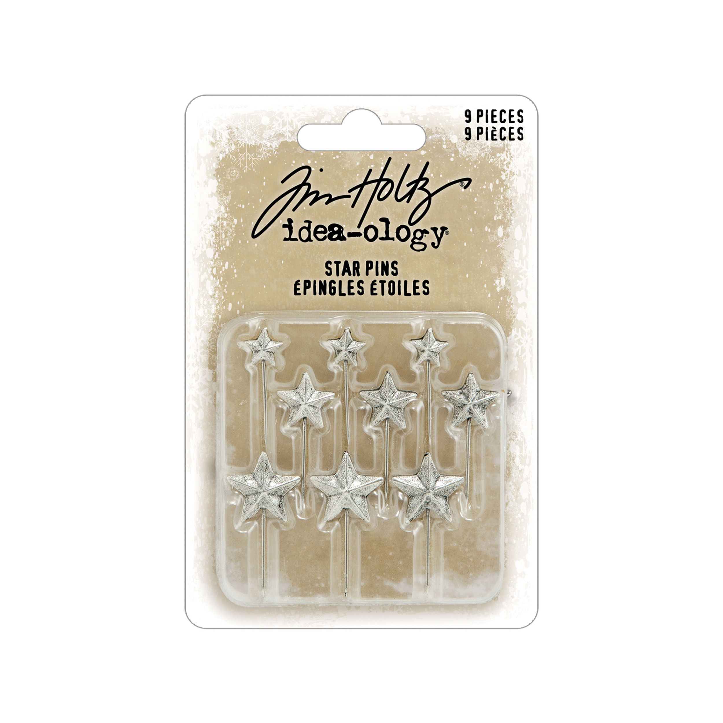 Tim Holtz Idea-ology Christmas 2026 Star Pins - TH94498