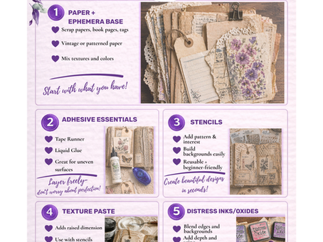 Friday Top 5: Junk Journal Basics for Beginners