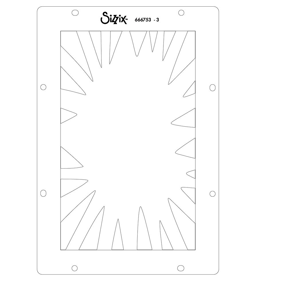 Thumbnail: Sizzix Studio Clear Stamps Set 10PK /3PK Stencils  Ad Astra by Cat Kerr-666753