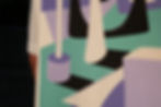 Thumbnail: T-shirt abstrakte Formen spot backprint
