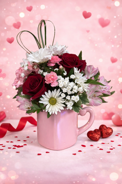 Cup of Love Bouquet $45