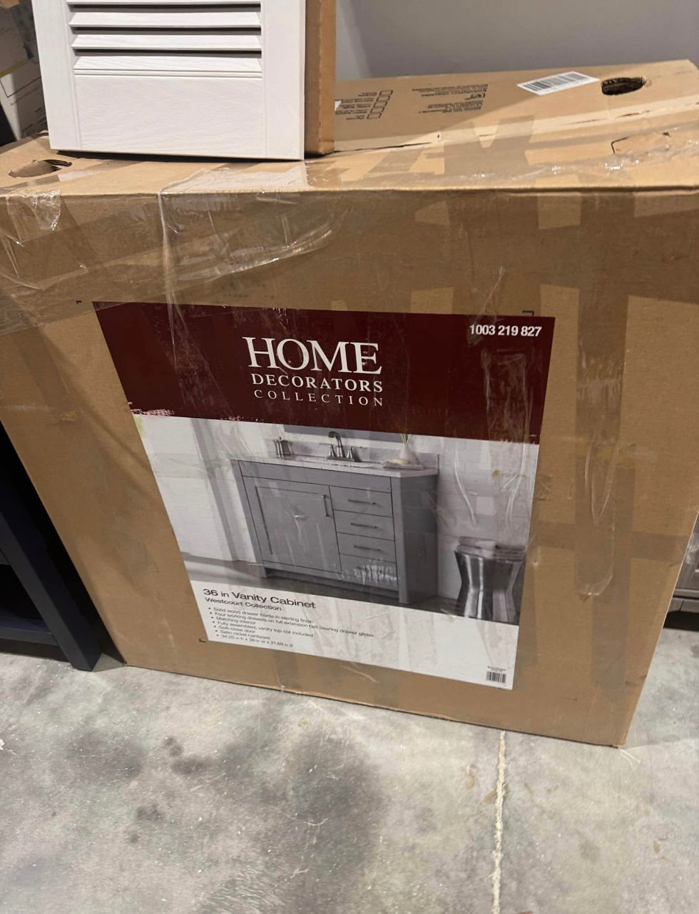 Thumbnail: Vanity 36in no top