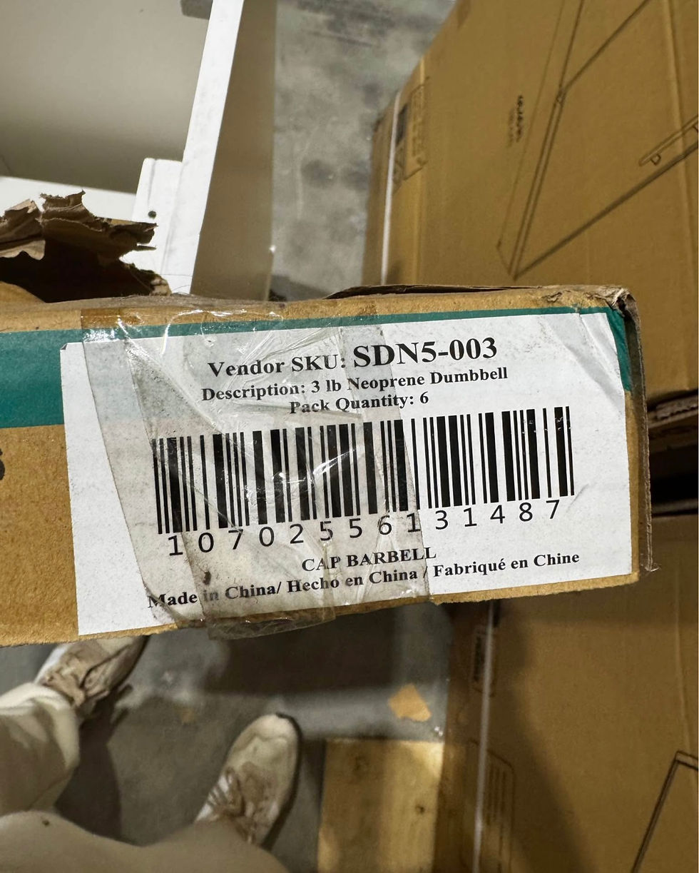 Thumbnail: Dumbell 3lbs 126 units