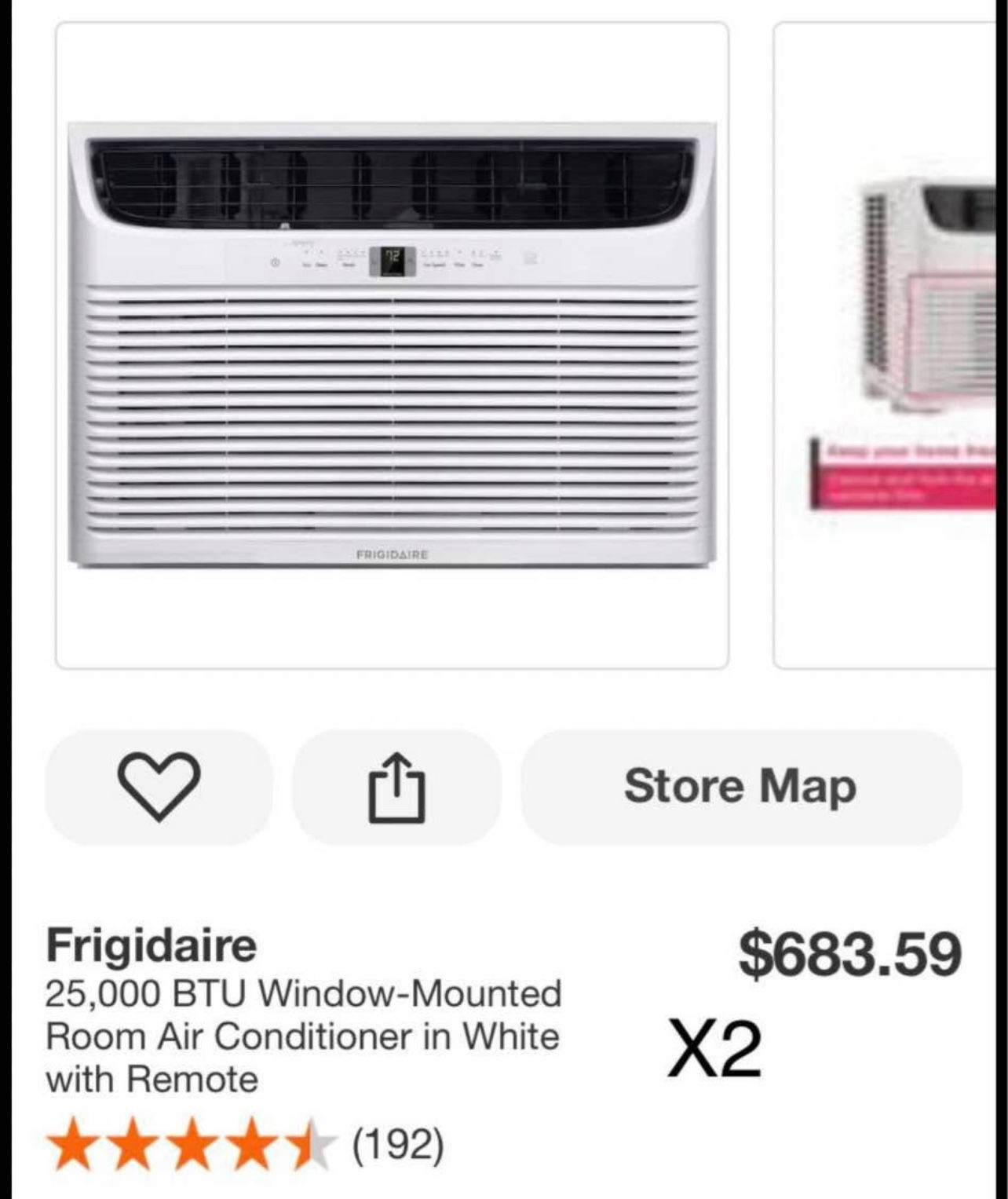 Air conditioner 25,000BTU