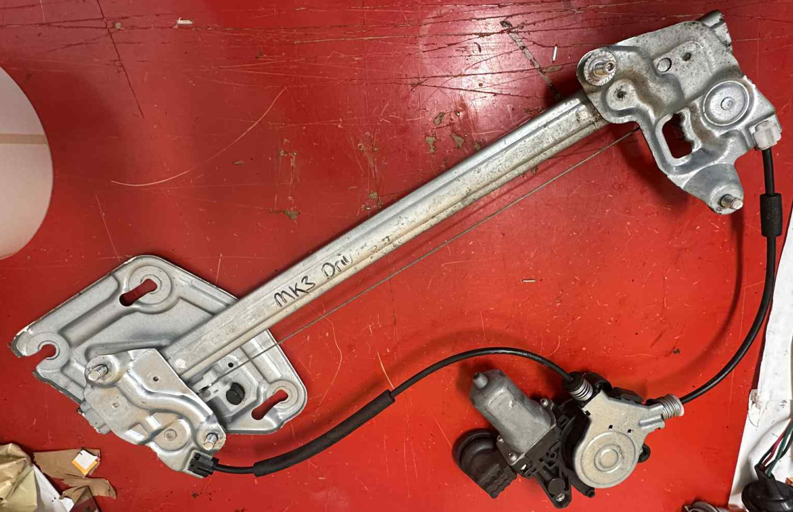 Drivers Side Wiper Mechanism