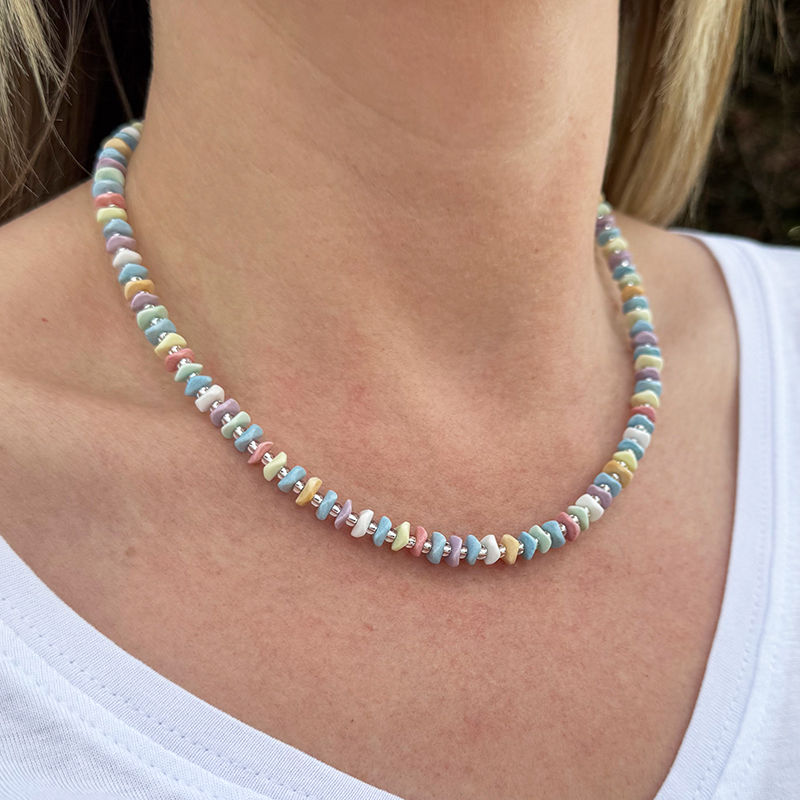 Thumbnail: Summer Agate Waves Full Necklace