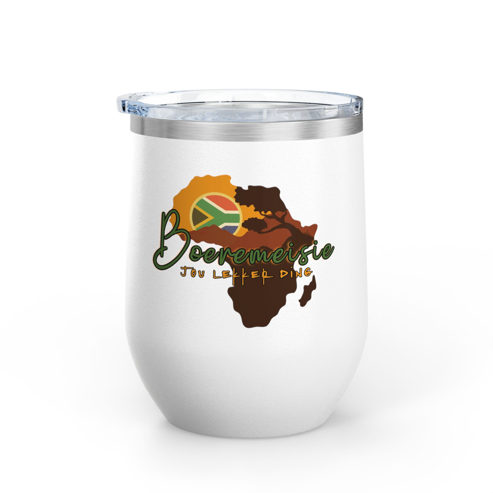 Wine Tumbler - South African Funny Wine Glass 