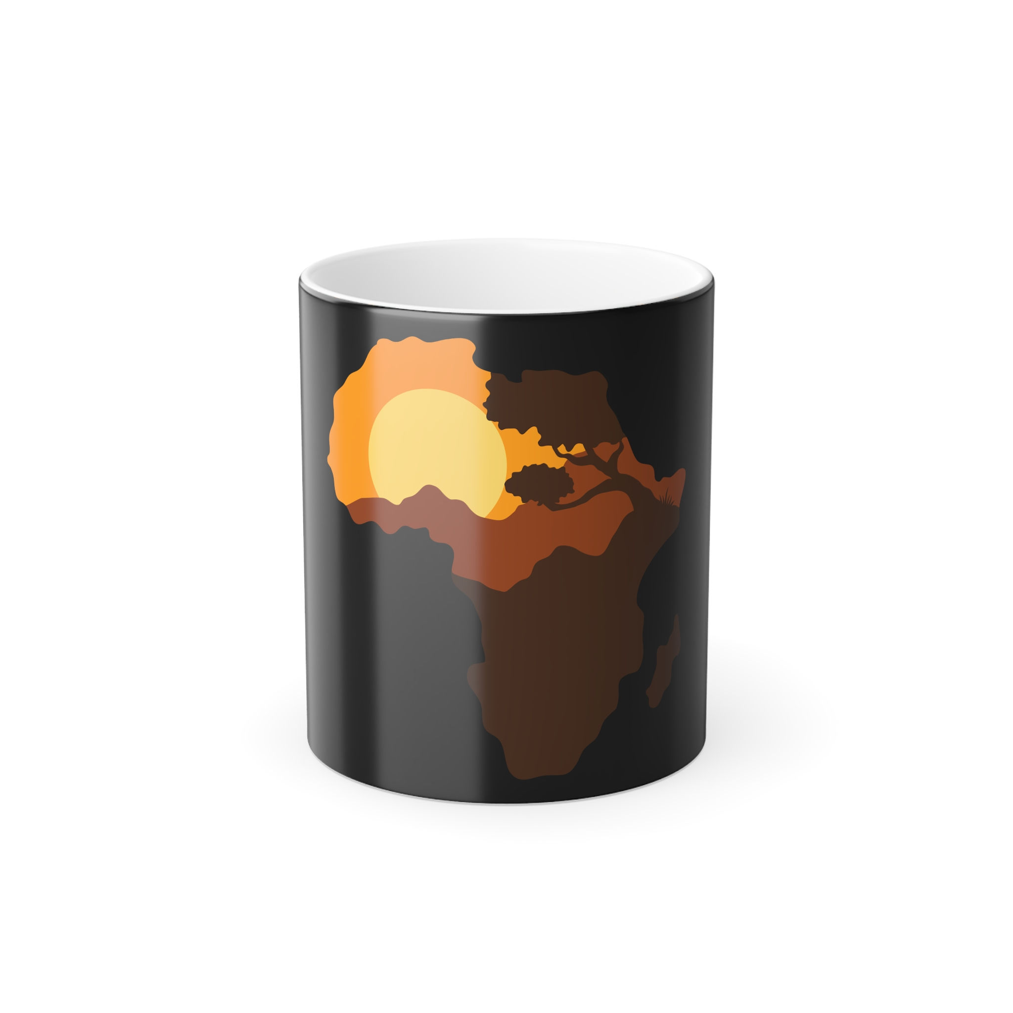 Color Morphing Mug: South African - Africa Mug, Heat Sensitive