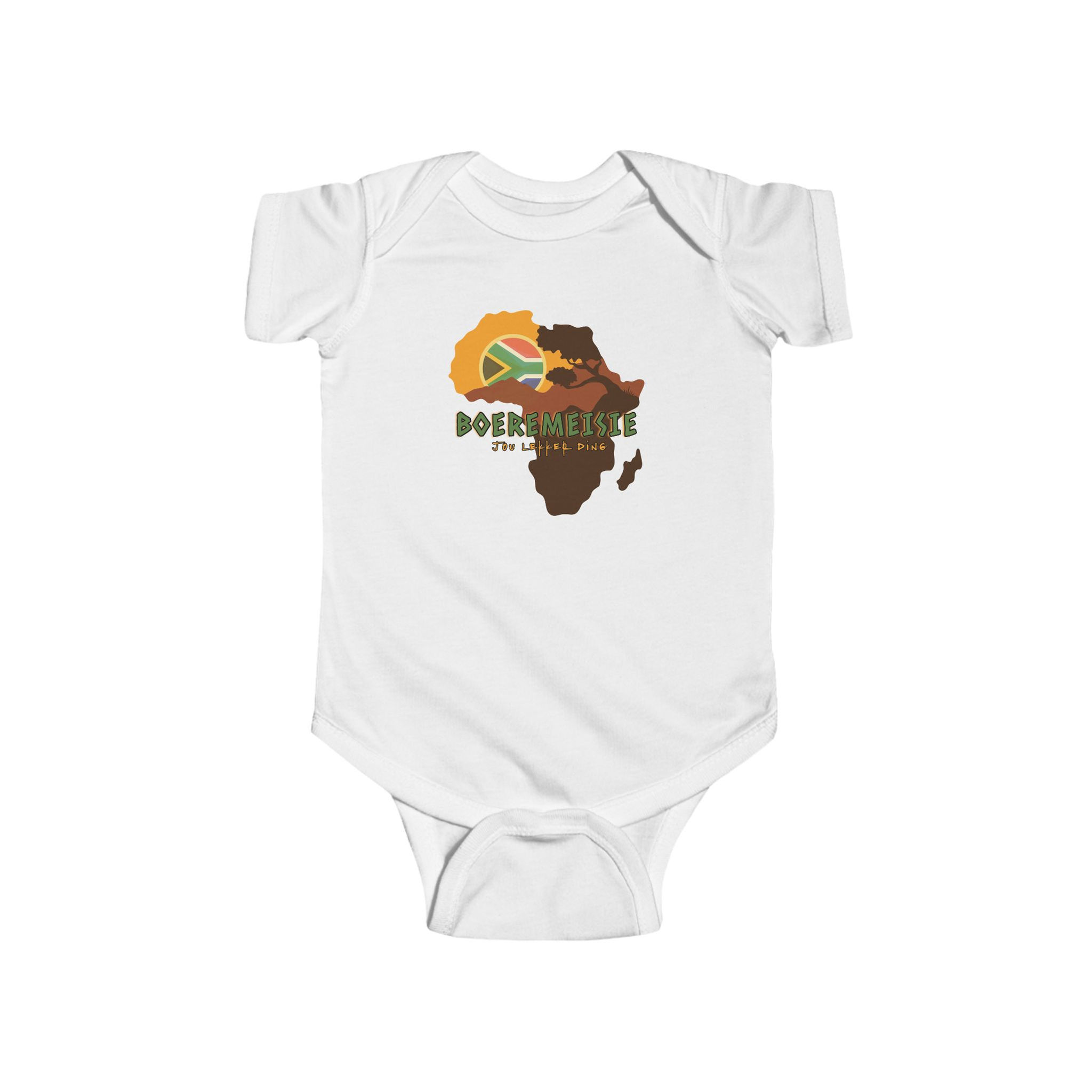 Infant Fine Jersey Bodysuit - Boeremeisie, South African