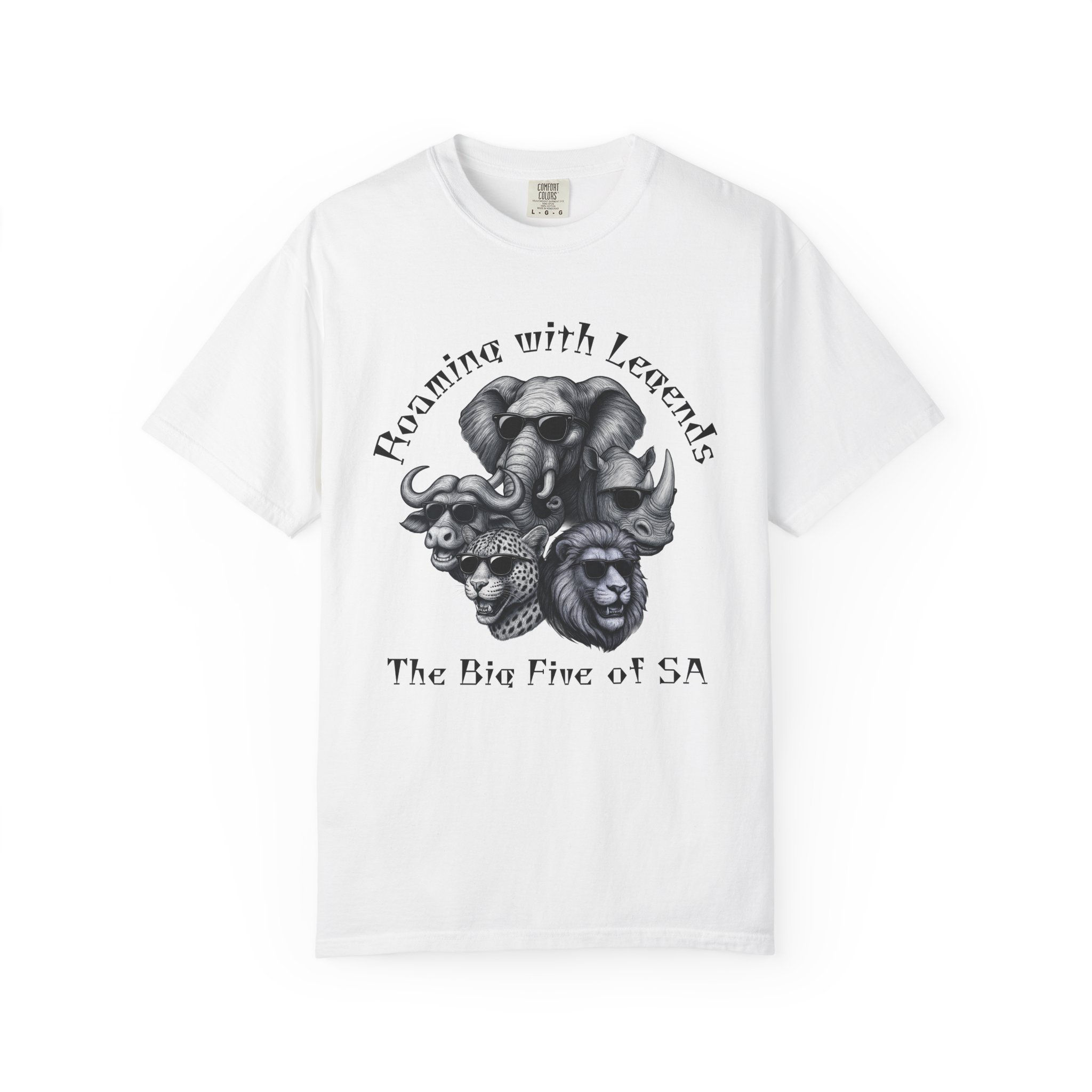 Roaming with legends - SA BIG 5 - Animal Lover Safari T-shirt