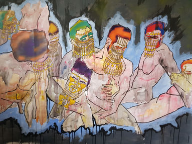 Artist and writer Bashar Ali at The Margate School