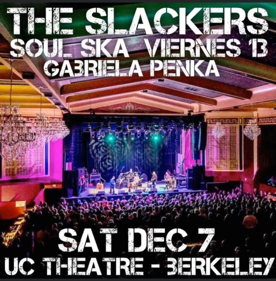 Tour Poster with The Slackers NYC