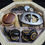 Thumbnail: Vintage Sewing Basket Full of Buttons