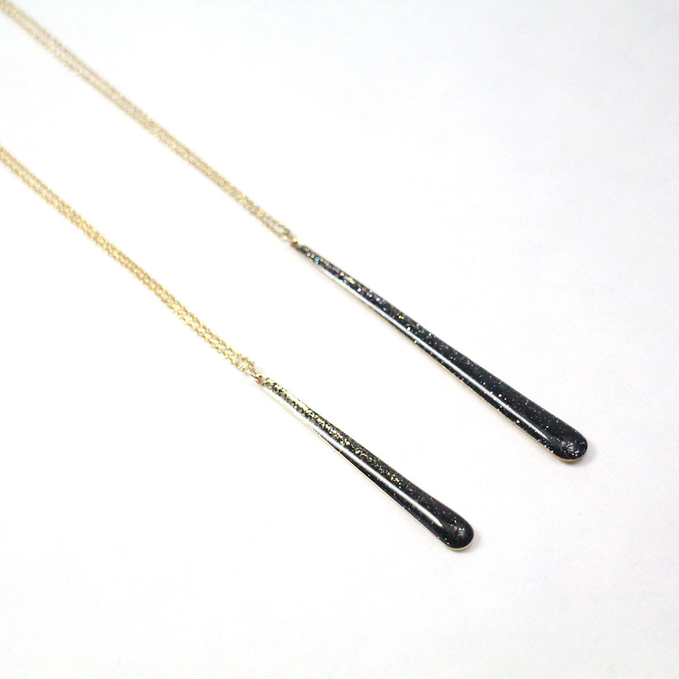 Thumbnail: Glitter Icicle Necklace