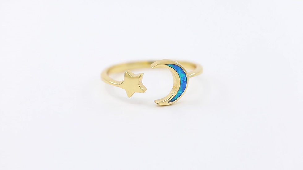 Thumbnail: Moon & Star Ring