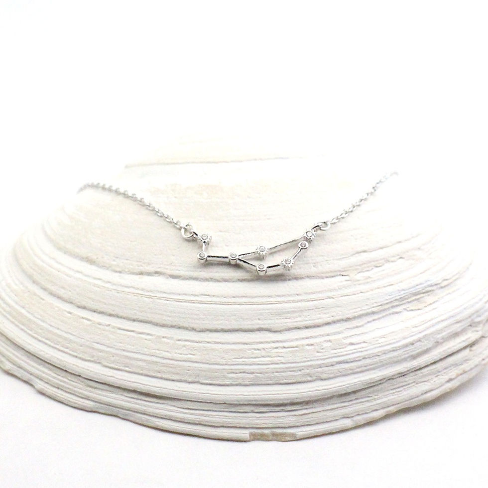 Thumbnail: Virgo Zodiac Constellation Necklace
