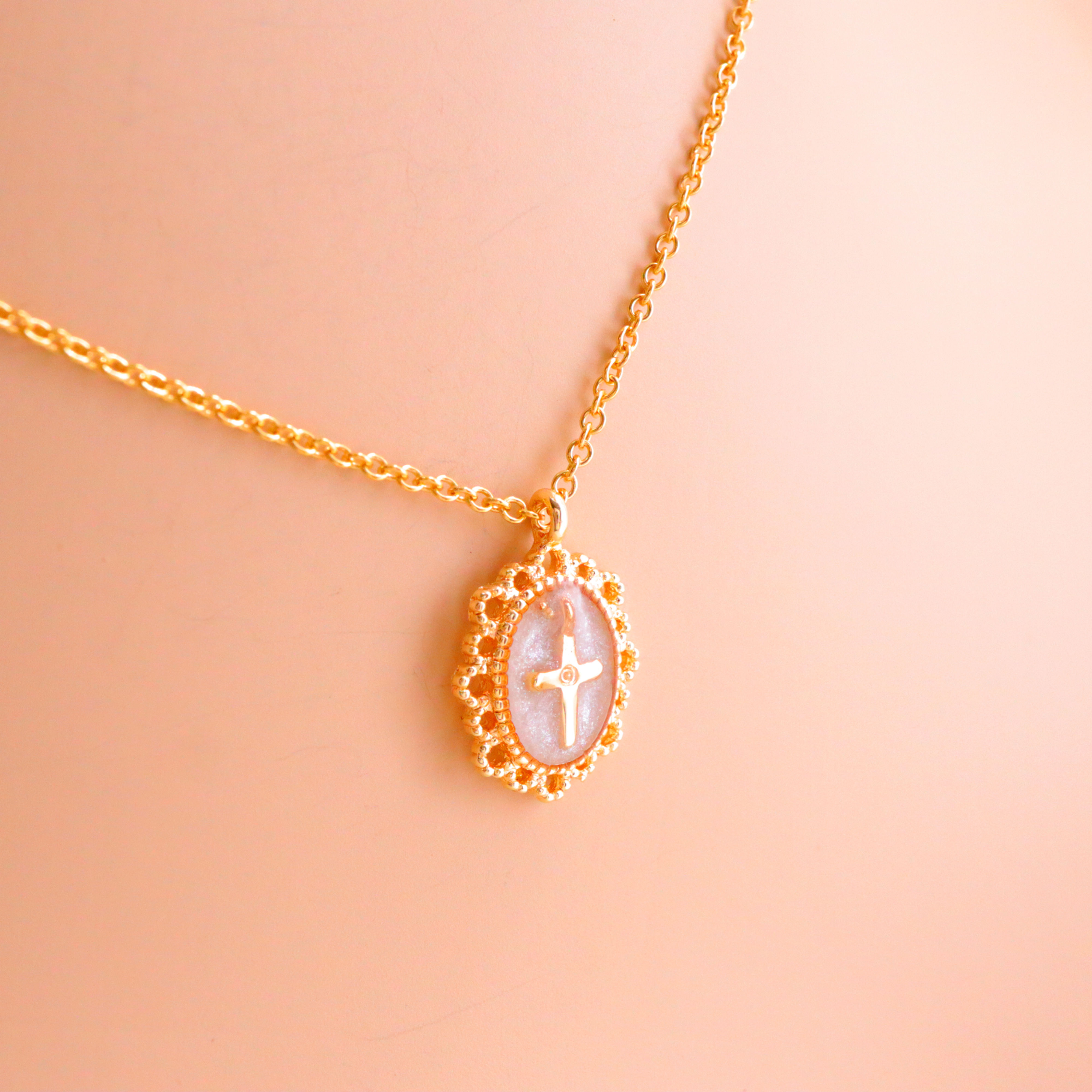 Cross Medallion Necklace
