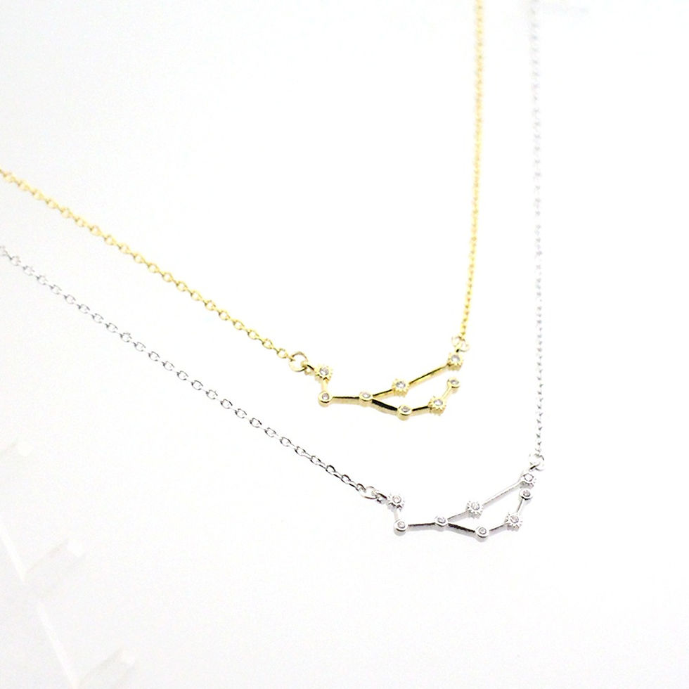 Thumbnail: Virgo Zodiac Constellation Necklace