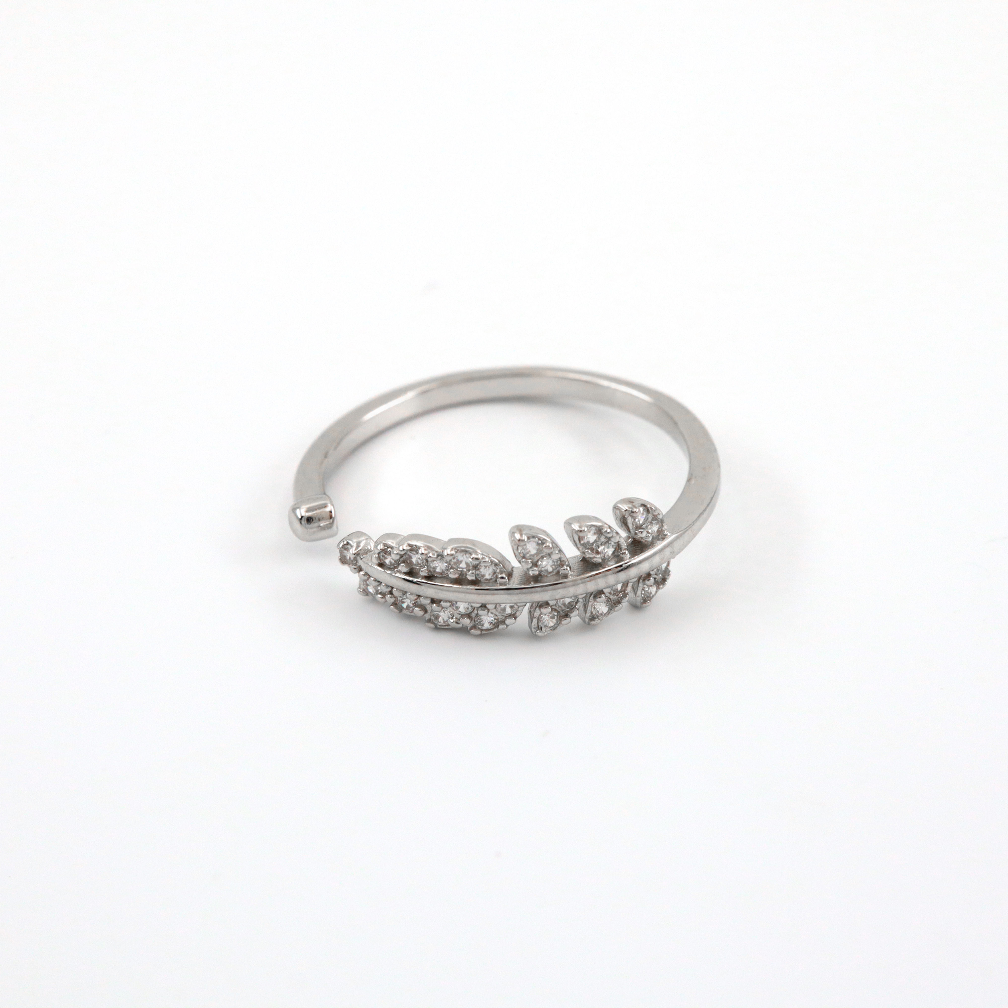 CZ Fern Ring