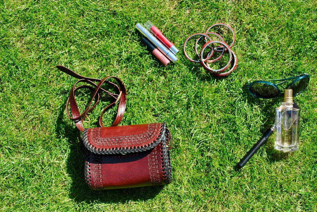 "Majesty" Cross Body Genuine Natural Leather Bag