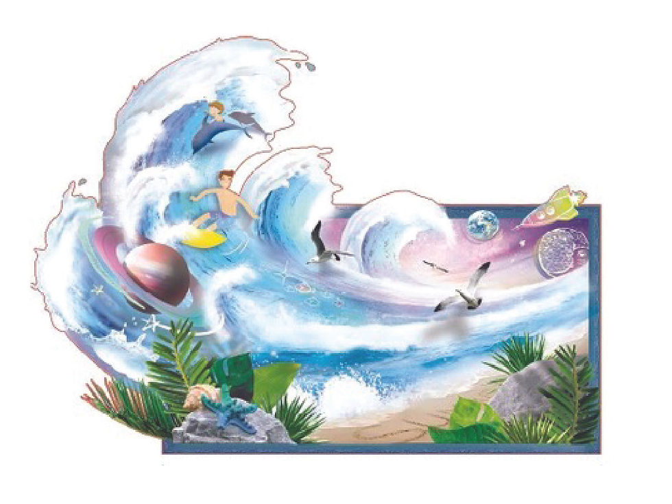 안산점 토피어리 배경