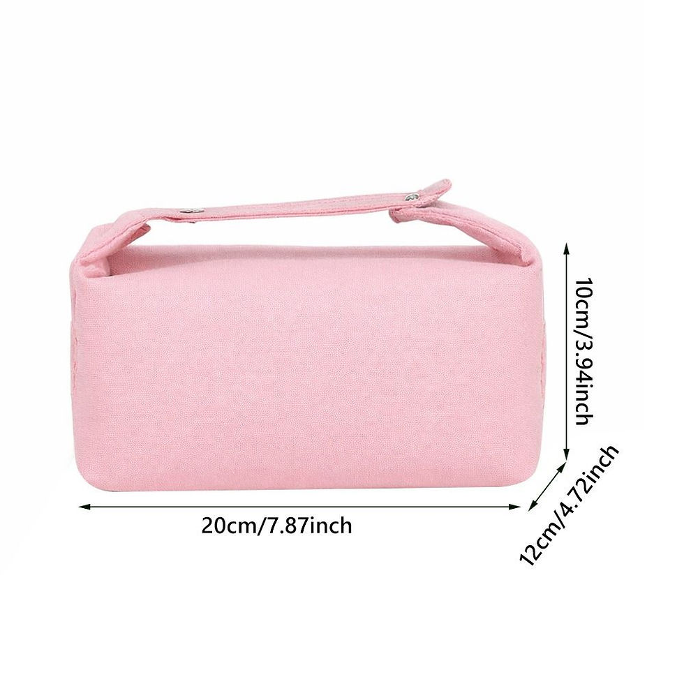 Thumbnail: Fashionable Large Capacity Cosmetic Storage Bag Portable Handheld Toiletry Bag C