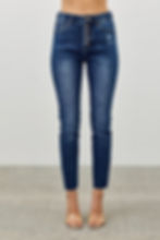 High Rise Ankle Skinny With Button Fly Jeans www.jkembers.com